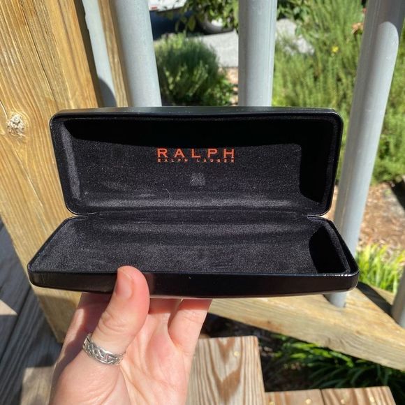 Ralph Ralph Lauren Clamshell Hard Sunglasses Eyeglasses (Case Only) - Picture 5 of 7